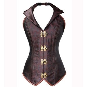 Elegant Brown Shapewear Corset